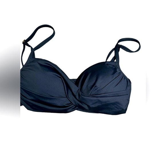 Women’s Bikini Top 4 Push Up Black by La Blanca Swimsuit Built In Bra Wireless - Picture 1 of 12